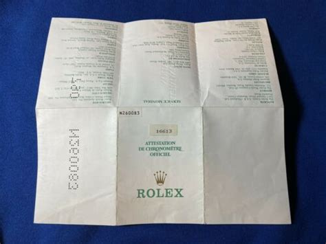 certificato rolex smarrito